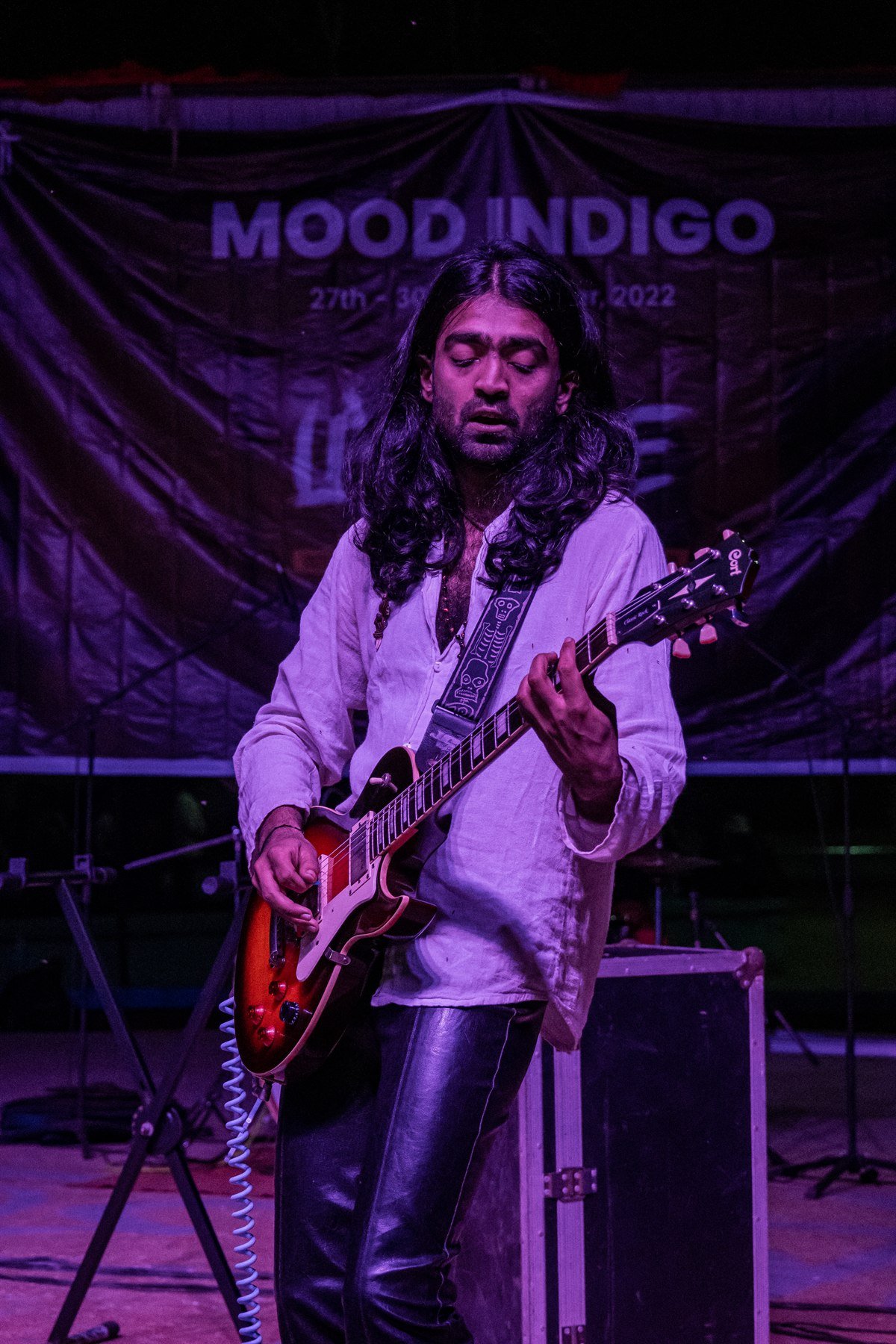 Zevela event — guitarist performing live