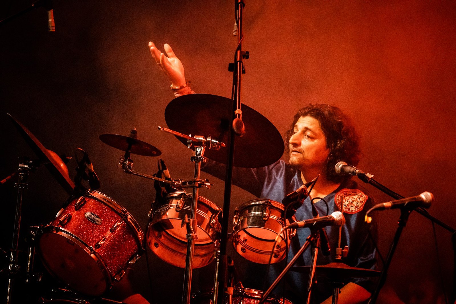 Zevela Creative event — bassist and drummer performing